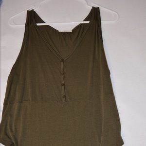 Green Nordstrom unworn new tank top